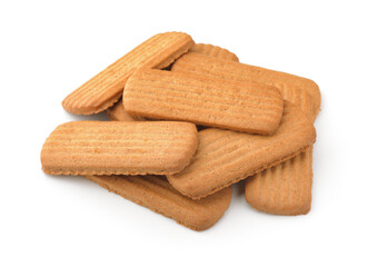 Pile of ginger biscuits