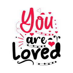 Happy Valentines Day typography poster with handwritten calligraphy text, vector design