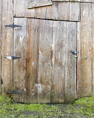 Barn door in Point Reyes National Seashore, California, USA.
