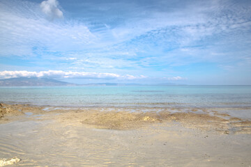 Isola di Pianosa, Italia. Spiaggia di Cala Giovanna.