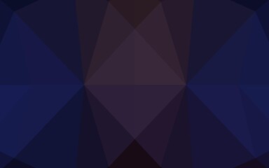 Obraz premium Dark Blue, Red vector polygonal template.