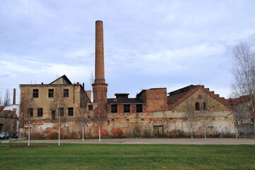 Altes Fabrikgebäude in der Stadt Görlitz in Sachsen