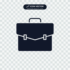 Briefcase icon symbol template for graphic and web design collection logo vector illustration