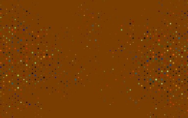 Light Multicolor, Rainbow vector texture with disks.