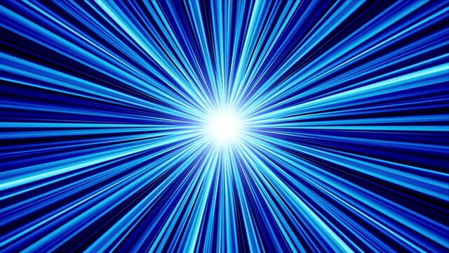 Shining Blue Light Rays