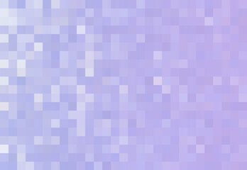 Abstract blue violet background with a grid of squares on the side to the right, mosaic, geometric pattern.