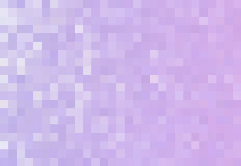 Abstract lilac magenta light background with squares, mosaic, geometric pattern.