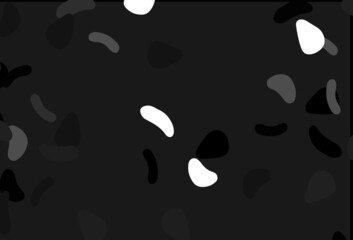 Light Black vector texture with random forms.