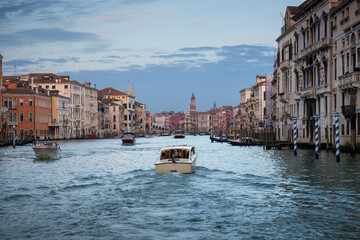 View to Grand Canal in Venice, Italy