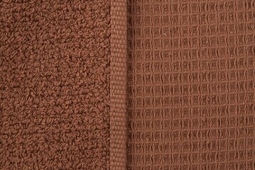 Fototapeta premium colored bath cotton towel, soft terry cloth, texture