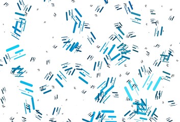 Light BLUE vector background with straight lines.