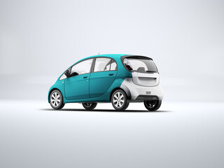 3d rendering mock up car