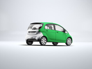 3d rendering mock up car