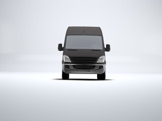 3d rendering mock up bus