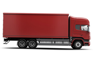 3d rendering mock up lorry