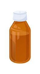Bottle of syrup