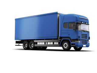 3d rendering mock up lorry