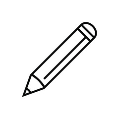 Pencil icon vector.