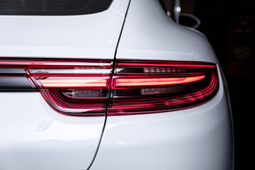 car headlight detail