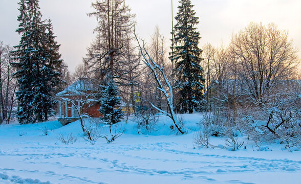 Museum Estate And Park Priyutino. Vsevolozhsky District, Leningrad Region