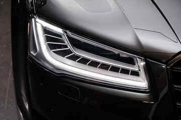 Audi Headlight - obrazy, fototapety, plakaty
