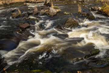 Long exposure of flowing water