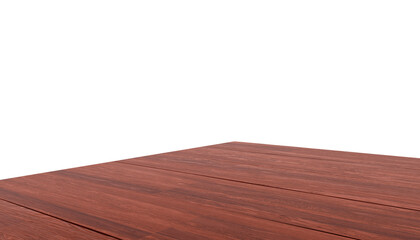 Perspective view of wood texture background with old natural pattern. Wooden table. 3D render illustration.	
