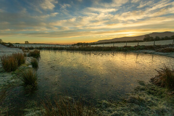 Ice and frost on the Brecon Beacons.