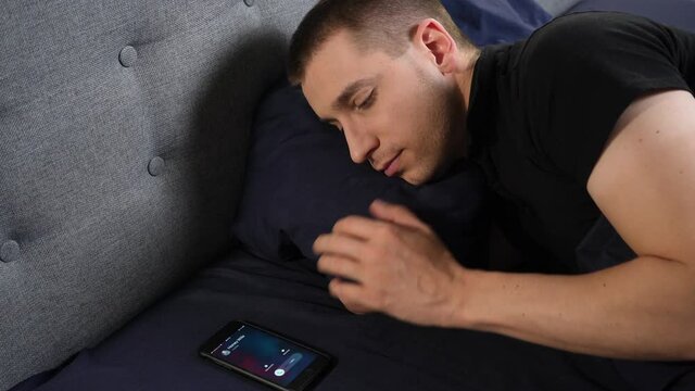 Call from wife to phone. I woke up from the call of my beloved with pleasant emotions on my face