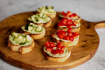 Bell Pepper Toast