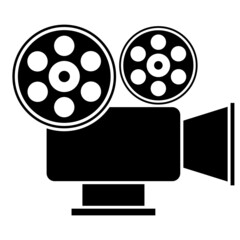 Movie projector, cinema, computer icons
