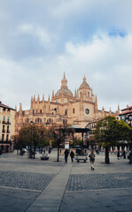 Obraz premium Segovia Cathedral in Segovia
