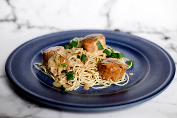 Scallop Pasta