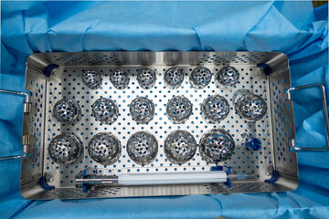 surgical burrs for milling out the pelvic bone for a hip prosthesis