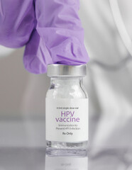 HPV vaccine. Vaccination, immunization, treatment that prevent infection by certain types of human...