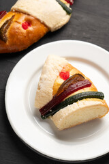 Mexican king cake also called rosca
