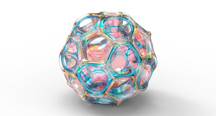 3d illustration of the abstract art ball
