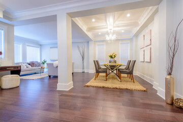 Fototapeta premium Modern dining room in luxury house.