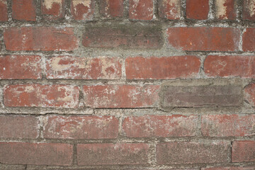 old red brick wall texture background