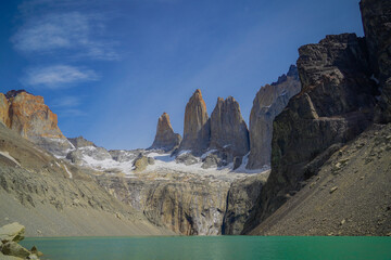 Fototapeta na wymiar Parque Nacional Torres del Paine (Patagonia chilena)