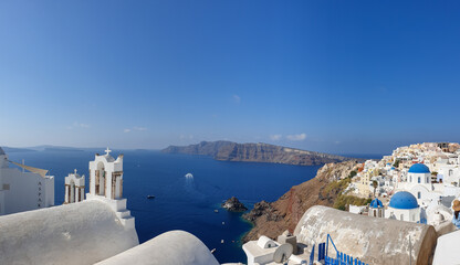 village blue on the sea 