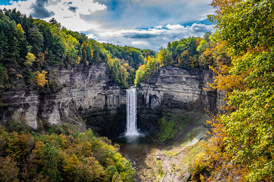 Taughannock Falls Tompkins County New York