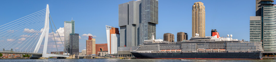 Rotterdam cruise port panorama