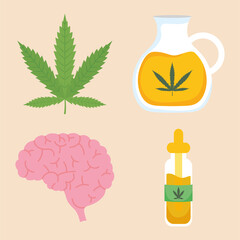 medical cannabis set