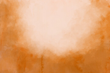 Abstract orange and white watercolor background. Watercolor background for invitations, cards, posters. Texture, abstract background, color splashing