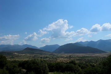 landscape with clouds