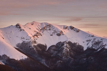 Tramonto sul Monte Viglio