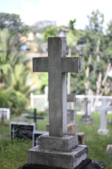 Cemetery Tomb Stones Memorial Plaques