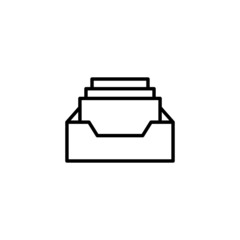 Archive folders icon. Document vector icon. Archive storage icon.