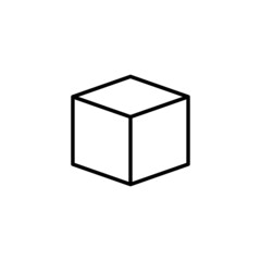 Box icon. box sign and symbol, parcel, package